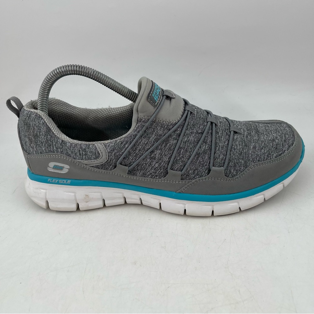 Skechers Sport Women’s - SZ 10 - Grey Bungee Memory Foam Low Top Sneakers Shoes